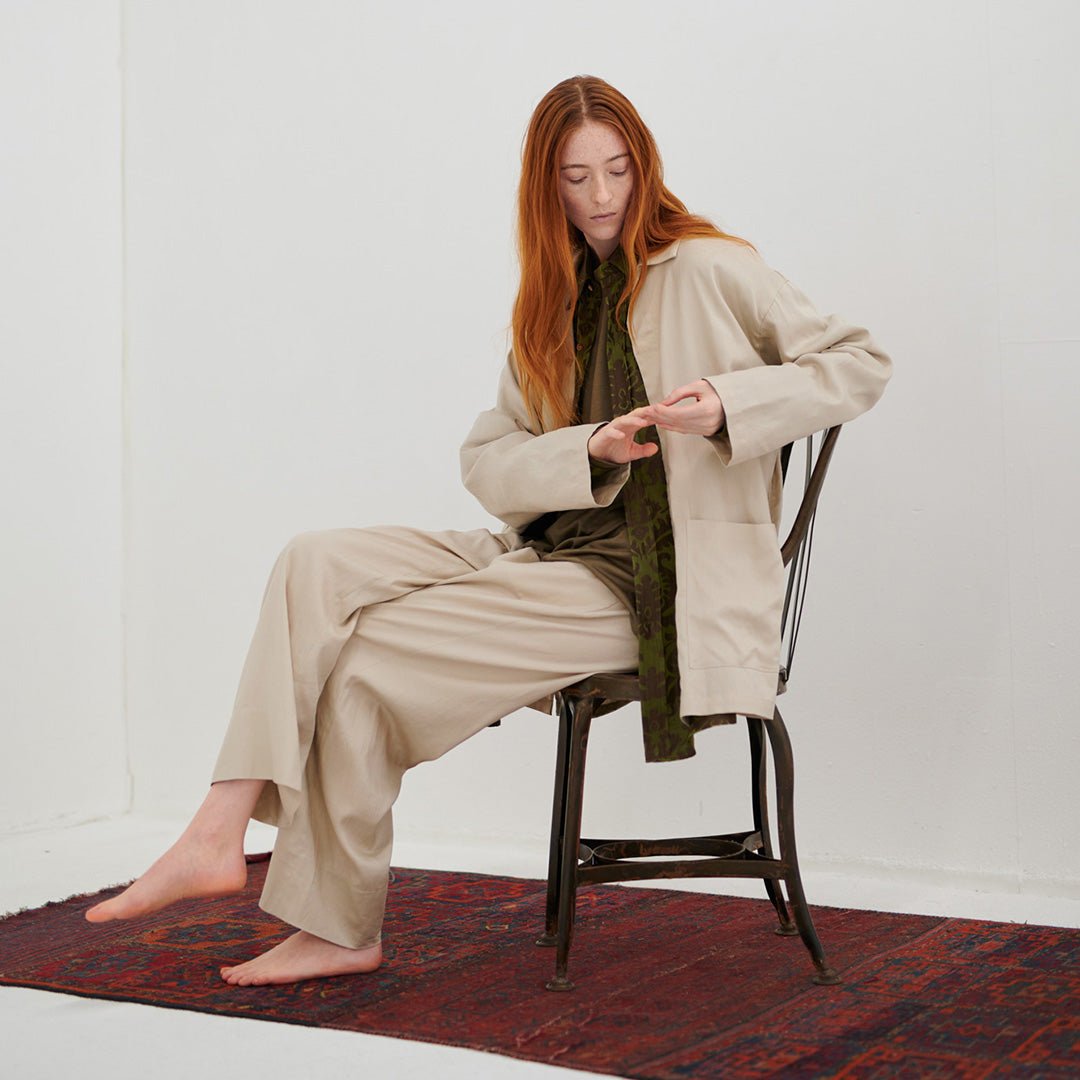 INTÉRIM インテリム HYPER BIG RAYON LINEN SHIRTS JACKET IT25S011